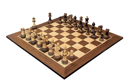 Artistic Parker Chess Pieces 20" Wenge Chessboard and Vinyl Storage Box -  CHESSMAZE STORE UK