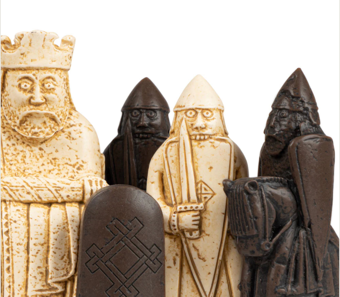 The Isle Of Lewis Teak Italian Walnut Prestige Chess Set -  CHESSMAZE STORE UK 