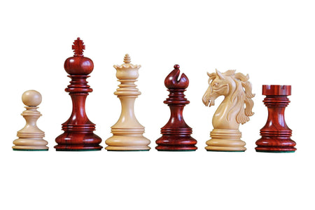4.5" Andalusian Padauk Chess Pieces -  CHESSMAZE STORE UK 