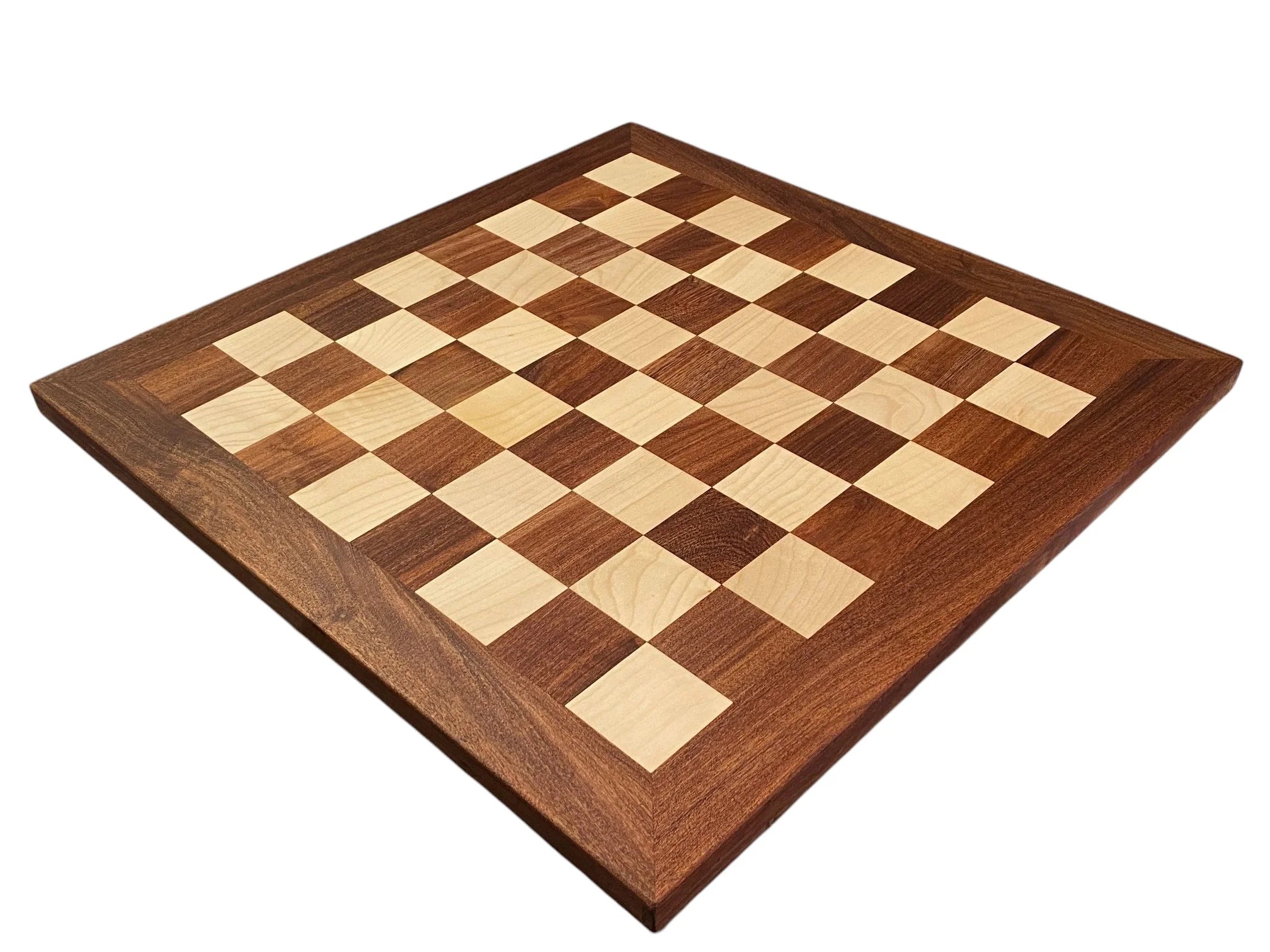 21 Inch Solid Acacia and Maple Chessboard