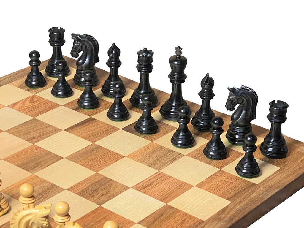 Imperial Black Chess Pieces, 20